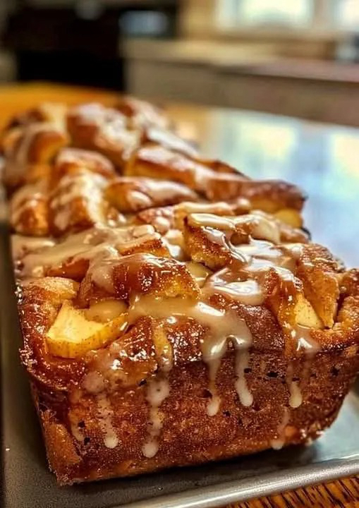 Amish Apple Fritter Bread Moist & Cinnamon-Spiced