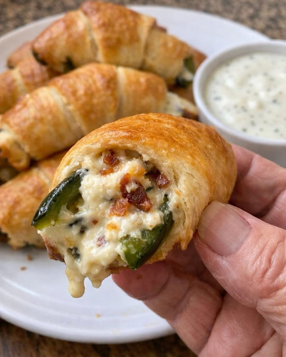 Jalapeño Popper Crescent Rolls