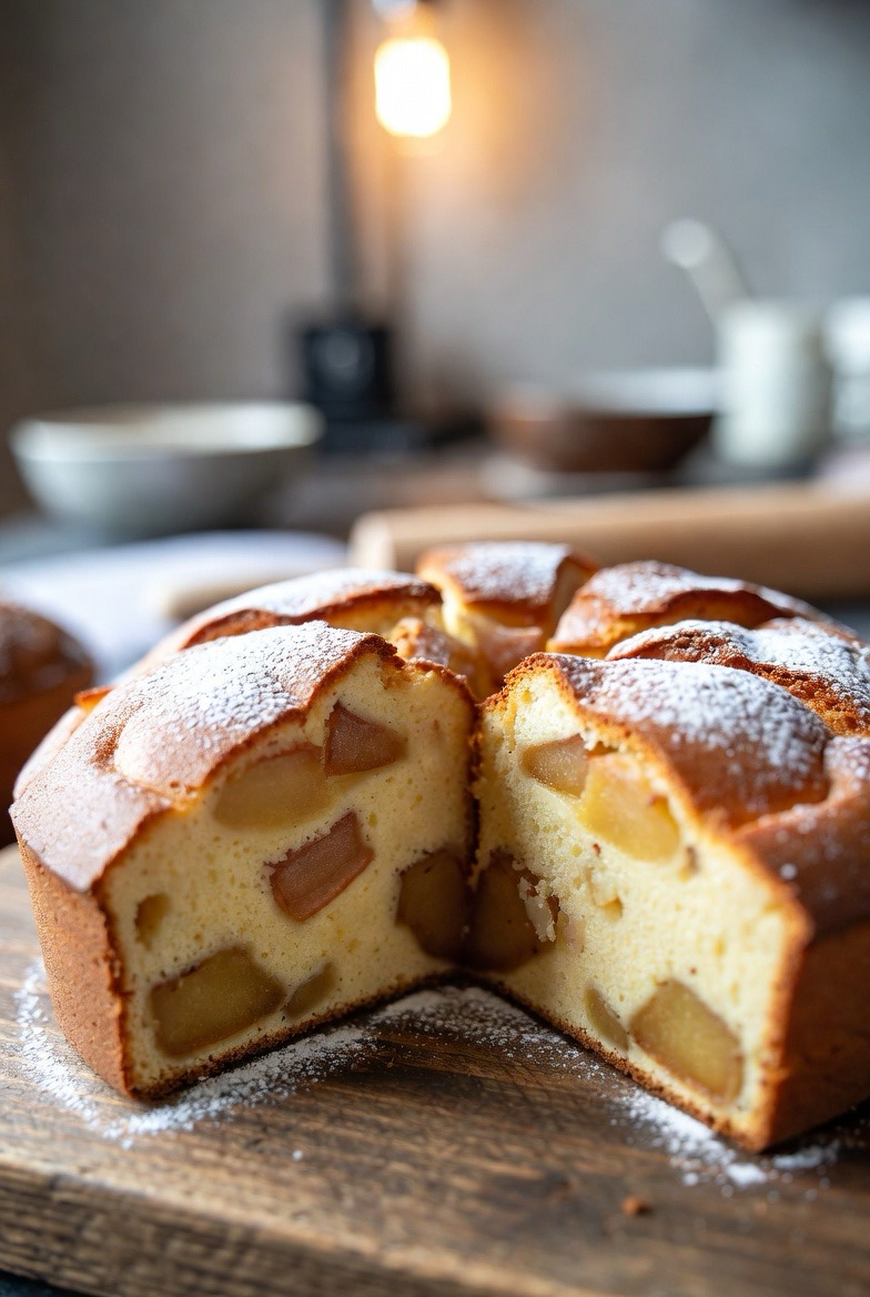 Japanese Apple Cake in 5 Minutes