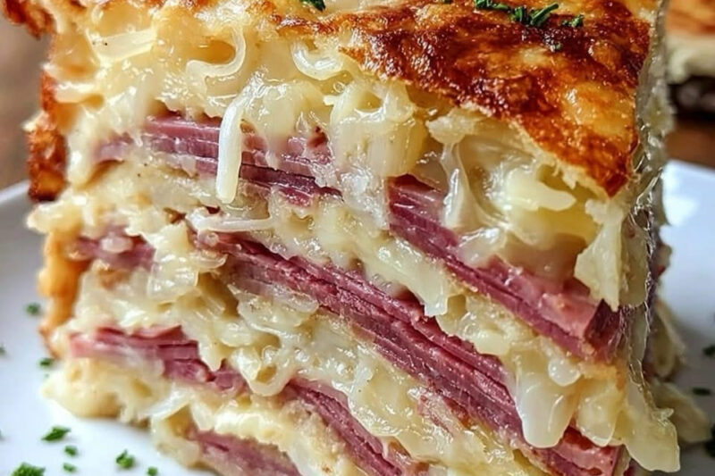 Reuben Bake with Corned Beef