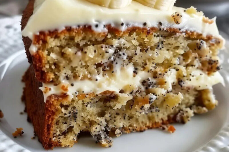 Banana Bread Cake with Cream Cheese Frosting