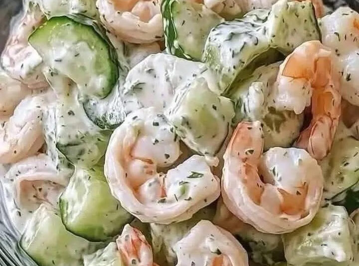 Creamy Cucumber Shrimp Salad Recipe