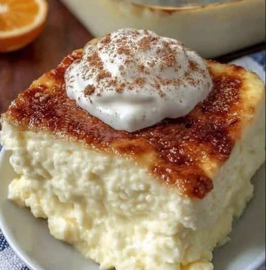 Creamy Rice Pudding or Custard Bake – Rich, Comforting Homemade Dessert