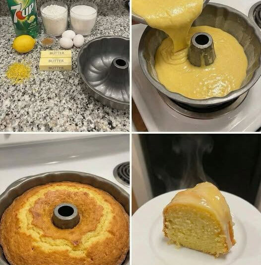 7UP Lemon Cake Recipe – Moist, Fluffy, and Irresistibly Citrusy Classic