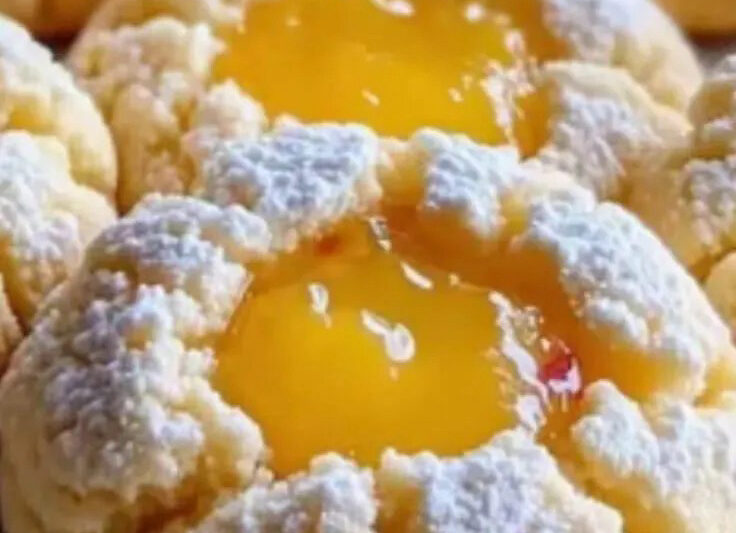 Melt-in-Your-Mouth Lemon Curd Thumbprint Cookies – Buttery, Soft & Irresistible