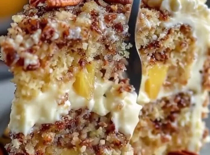 Southern Creamy Pineapple Pecan Cake: The Ultimate Moist & Buttery Dessert Recipe
