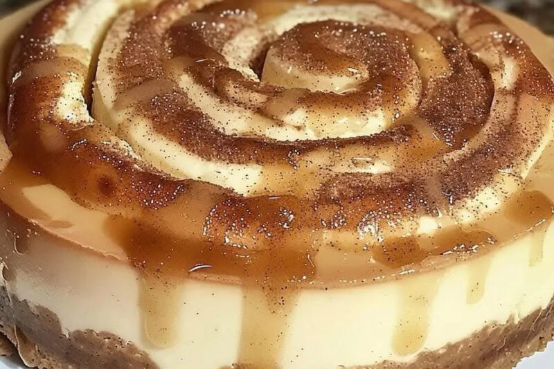 Cinnamon Roll Honeybun Cheesecake – Decadent Dessert Recipe