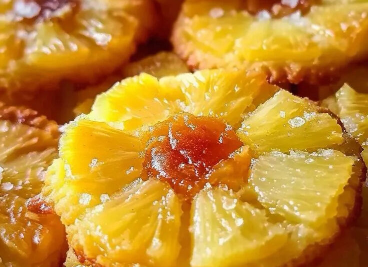 Pineapple Upside‑Down Sugar Cookies