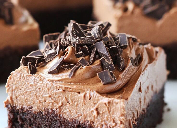 Chocolate Mousse Brownie Squares – The Ultimate Fudgy & Creamy Chocolate Dessert