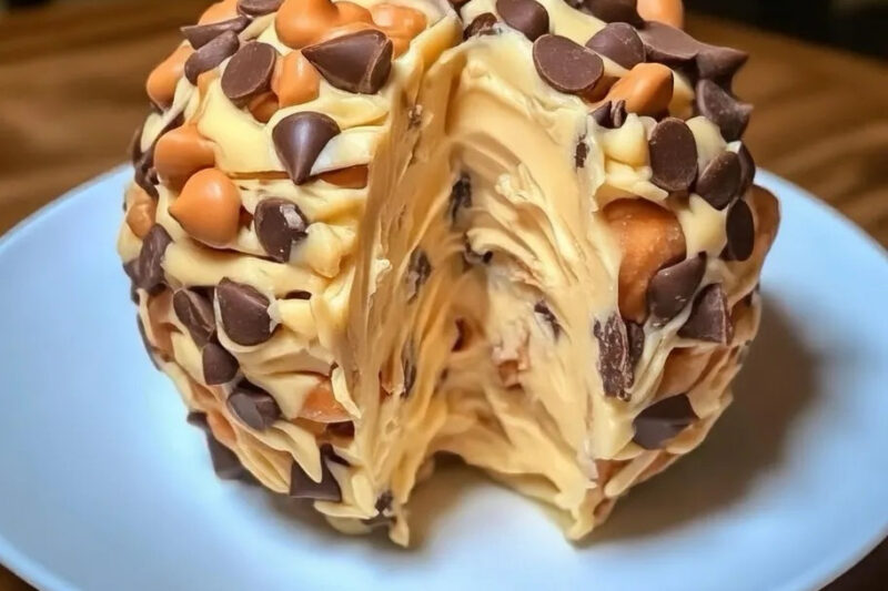 Chocolate Peanut Butter Dessert Cheese Ball (Easy No-Bake Reese’s Style Treat)