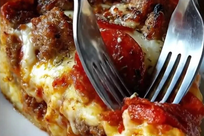 Deep-Dish Hamburger, Beef Sausage & Pepperoni Pie: The Ultimate Meat Lover’s Comfort Food
