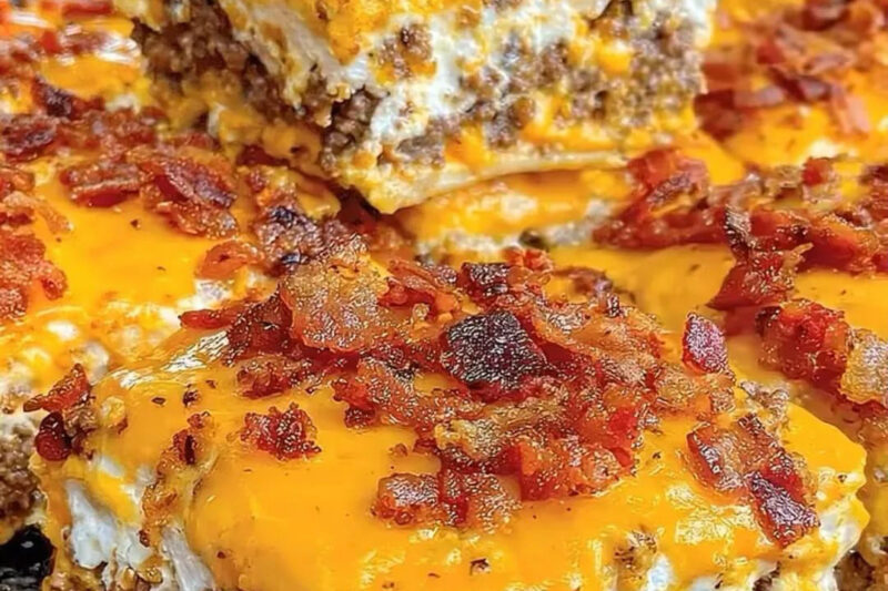 Bacon Cheeseburger Sheet Pan Lasagna: The Ultimate Comfort Food Mashup